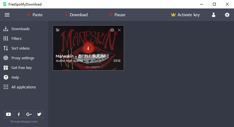 FreeGrabApp - Free Spotify Download