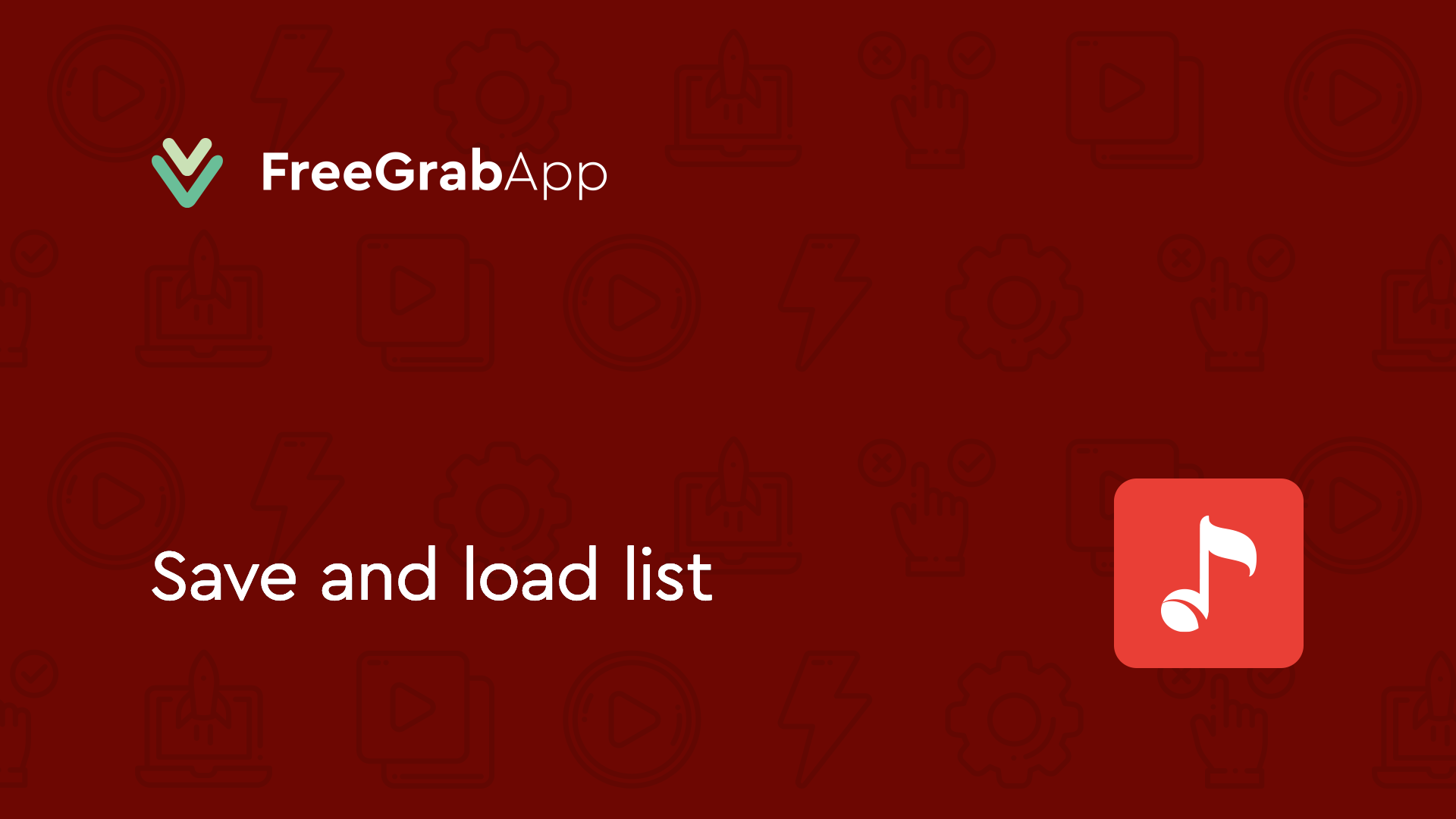 Free YouTube to MP3 Converter – Save and load list