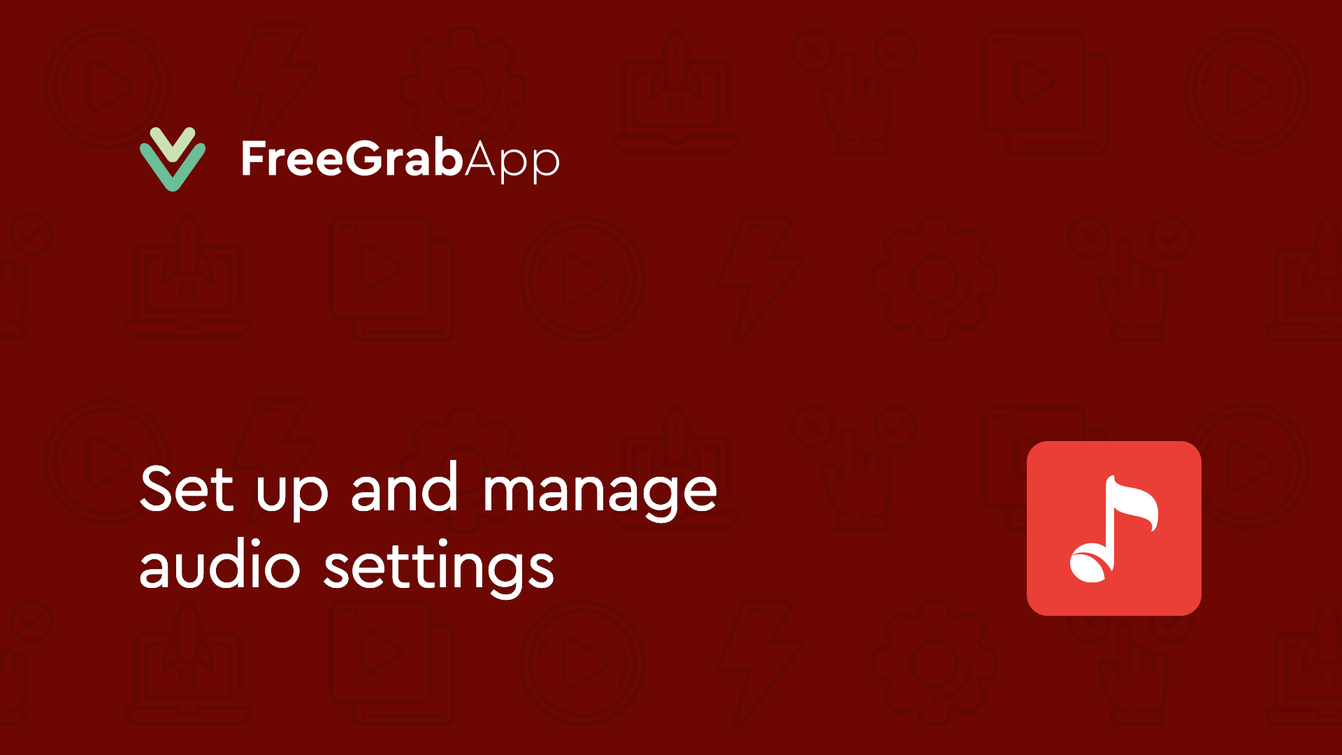 Free YouTube to MP3 Converter – Set up and manage audio settings